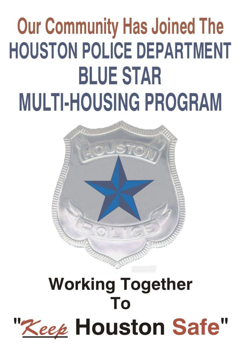 flyer detailing the "keep houston safe" program