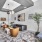 room with chairs and a window